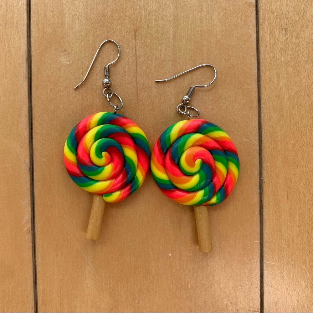 Handmade Lollipop earrings